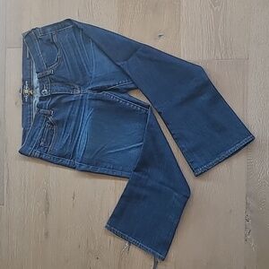 EUC Lucky Brand Jeans Women's sz 6/28 Crop Charlie Boot Denim Jeans